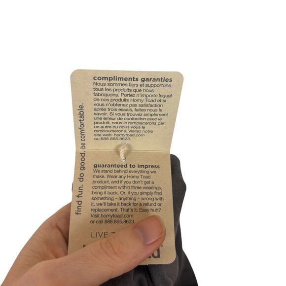 NWT Horny Toad Gray Smoke Lean Crop Legging Women's Large - Picture 8 of 9